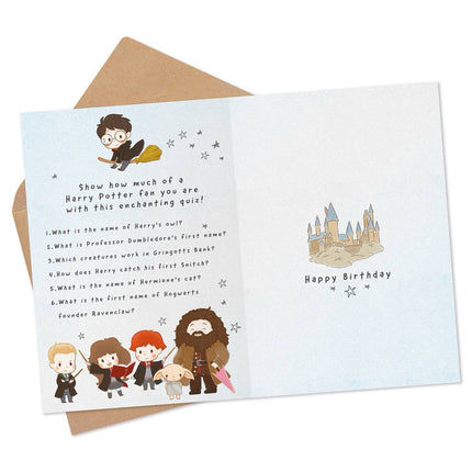 Grandson Birthday Card - Harry Potter Collection