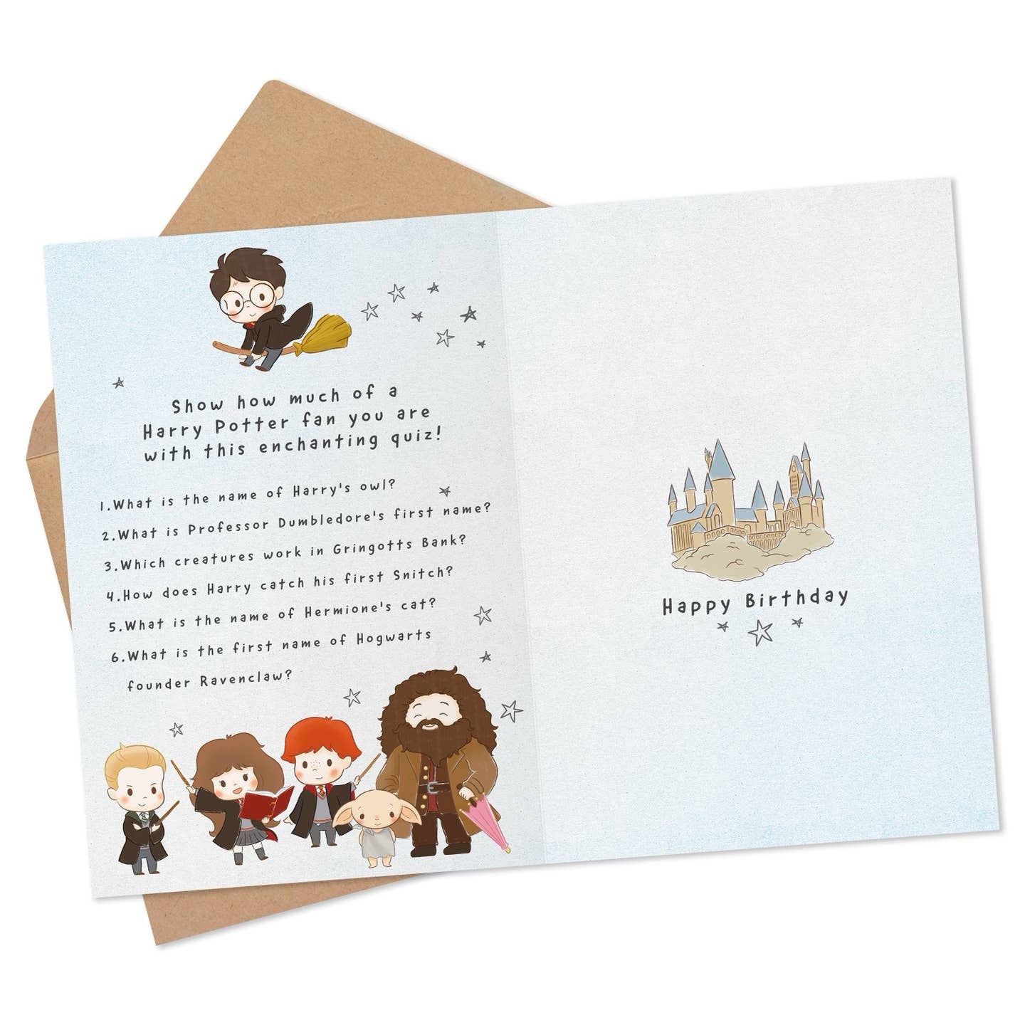 Grandson Birthday Card - Harry Potter Collection