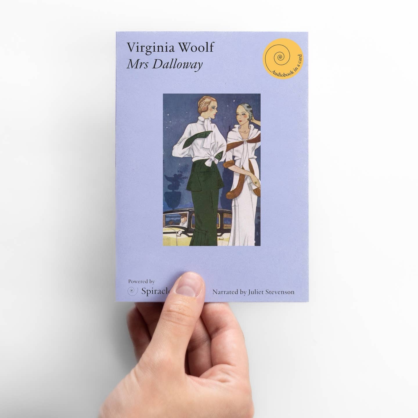 Audiobook in A Card: Mrs Dalloway By Virginia Woolf