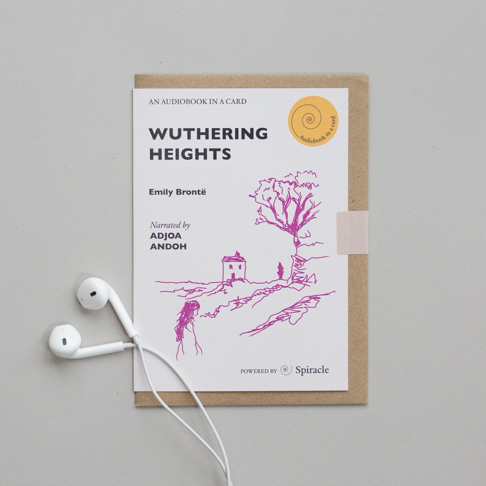 Audiobook in A Card: Emily Brontë’s Wuthering Heights
