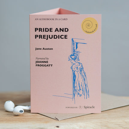 Audiobook in A Card: Jane Austen’s Pride and Prejudice