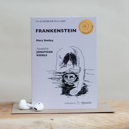 Audiobook in A Card: Mary Shelley’s Frankenstein