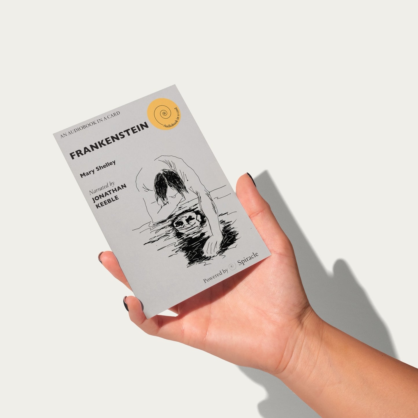Audiobook in A Card: Mary Shelley’s Frankenstein