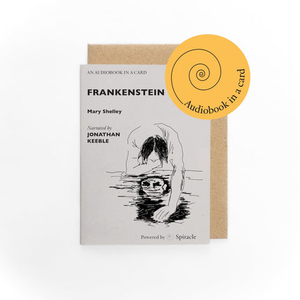 Audiobook in A Card: Mary Shelley’s Frankenstein