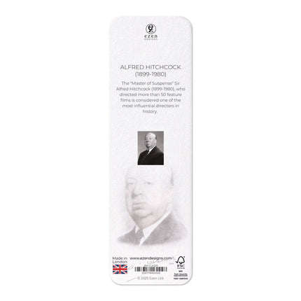 Portrait of Alfred Hitchcock Bookmark