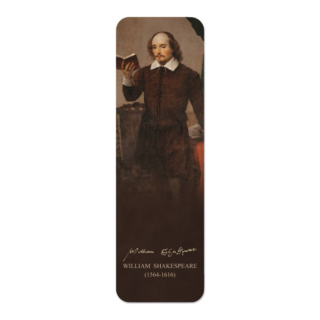 Shakespeare Reading 1870s Painting Bookmark