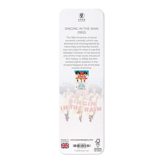 Singing in the Rain (1952): Vintage Poster Bookmark