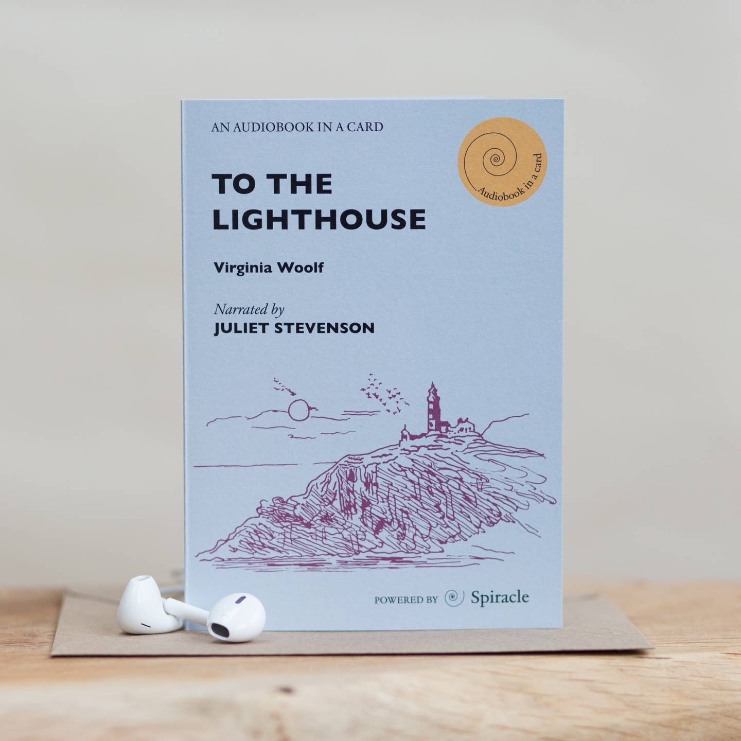 Audiobook in A Card: To the Lighthouse By Virginia Woolf