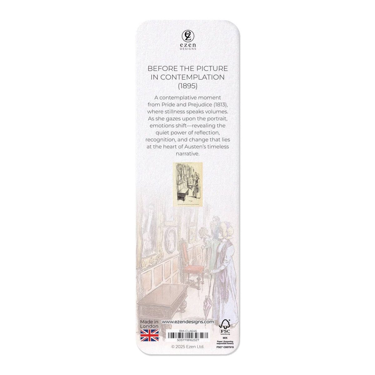Before the Picture in Contemplation (1895): Bookmark