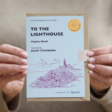 Audiobook in A Card: To the Lighthouse By Virginia Woolf