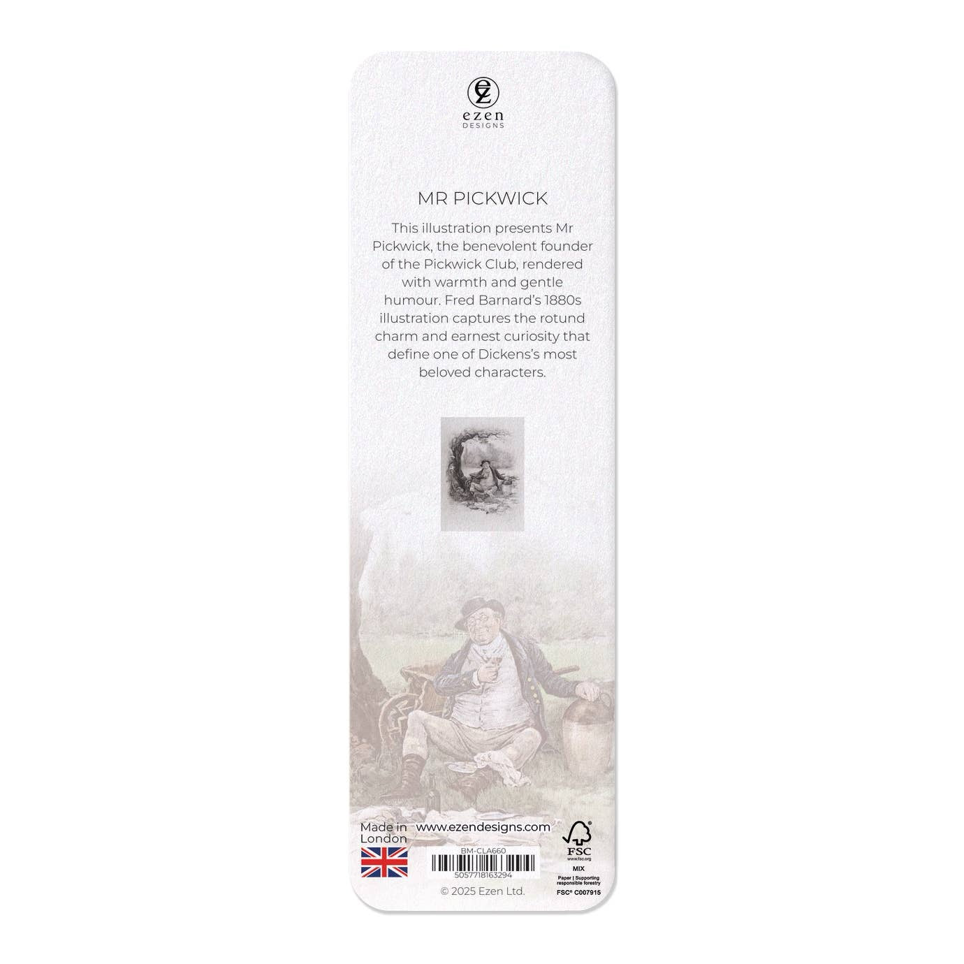Mr Pickwick: Painting Bookmark