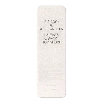 Well Written Book (1775): Painting Bookmark