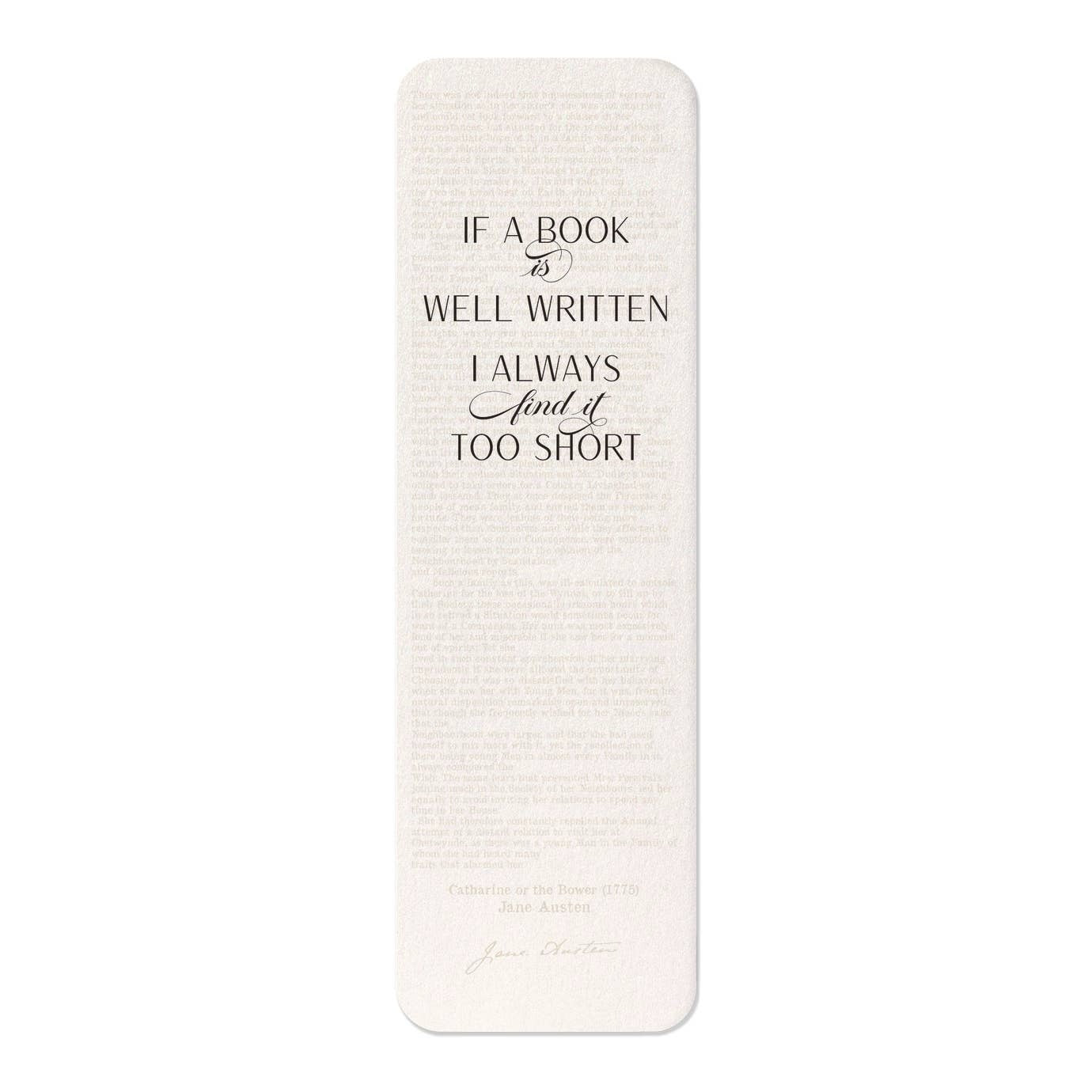 Well Written Book (1775): Painting Bookmark