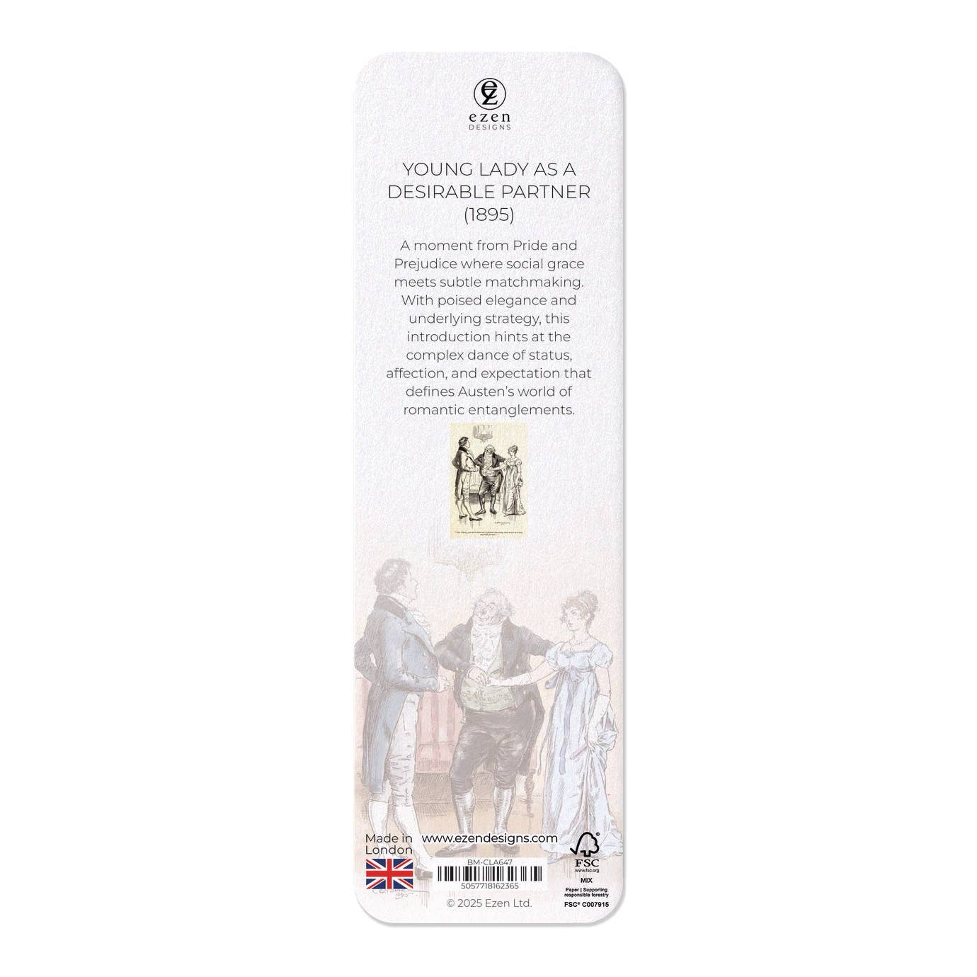 Young Lady As A Desirable Partner (1895): Painting Bookmark