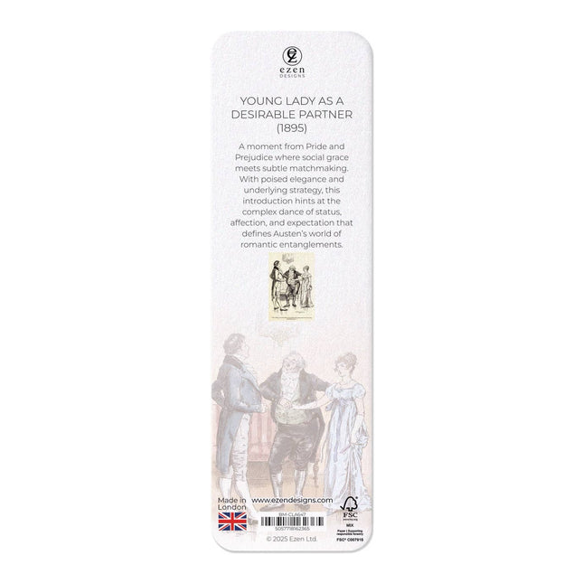Young Lady As A Desirable Partner (1895): Painting Bookmark