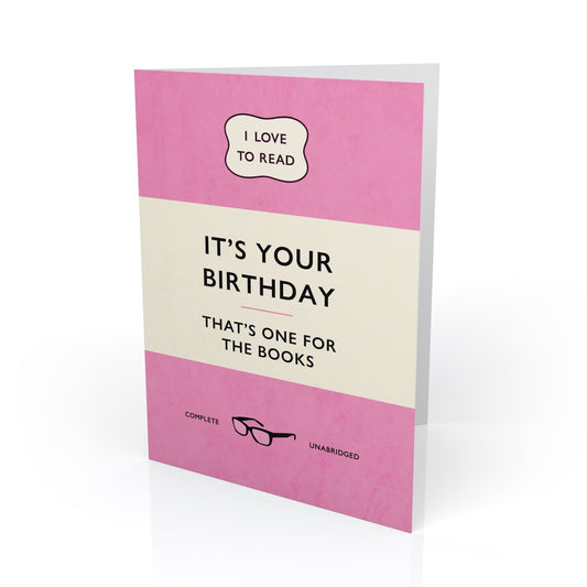 It's Your Birthday, That's One For the Books Birthday Card