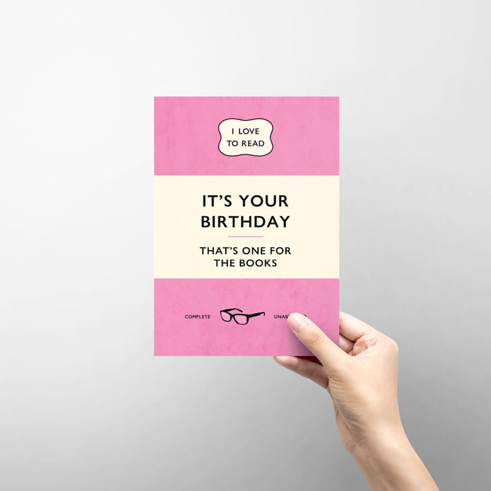 It's Your Birthday, That's One For the Books Birthday Card