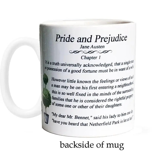 Pride and Prejudice Chapter One Ceramic Mug .