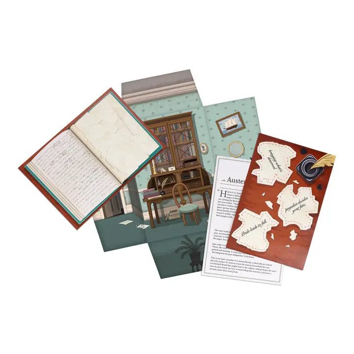 Collection of themed cards with different designs on a white background