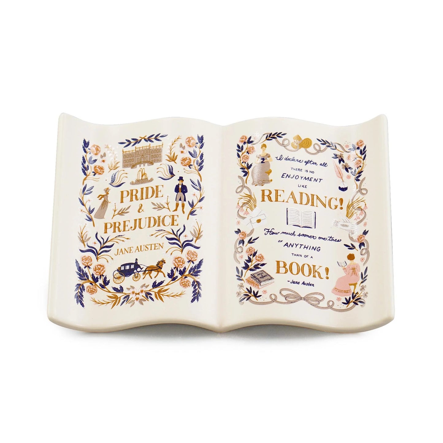 Jane Austen's Pride & Prejudice Book Trinket Dish