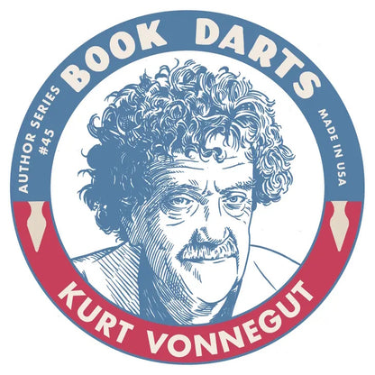 Kurt Vonnegut Author Series Book Darts Tin - Mixed 50 Darts