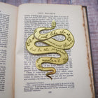 Lady Macbeth Serpent Brass Bookmark