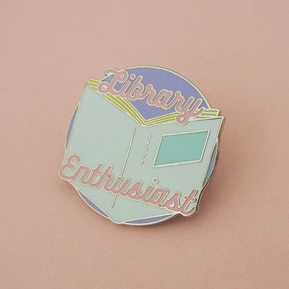 Library Enthusiast Enamel Pin