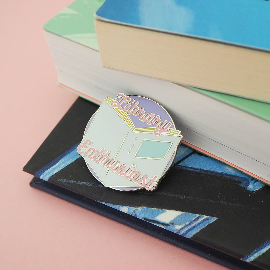 Library Enthusiast Enamel Pin