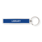 Library Metal Keyring