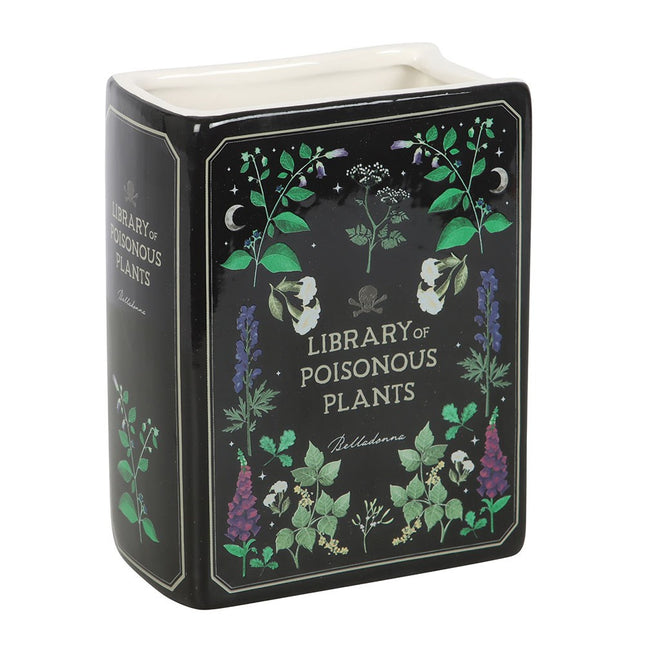 Library of Poisonous Plants Book Shaped Vase