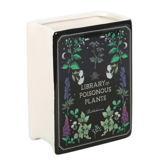 Library of Poisonous Plants Book Shaped Vase