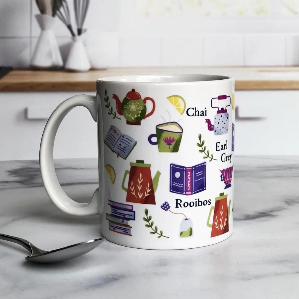 Literary Tea Ceramic Mug