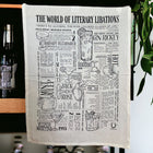 Literary Libations: Fairtrade Cotton Cocktail Tea Towel