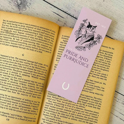 Literary Pun Cat and Dog Bookmarks - Set of 10