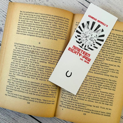 Literary Pun Cat and Dog Bookmarks - Set of 10