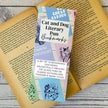 Literary Pun Cat and Dog Bookmarks - Set of 10