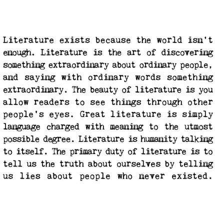 Literature Buff Card