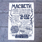 Macbeth Quotes Tea Towel