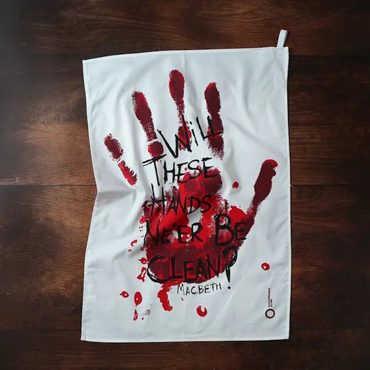 Macbeth Tea Towel (Will These Hands Ne'er Be Clean)