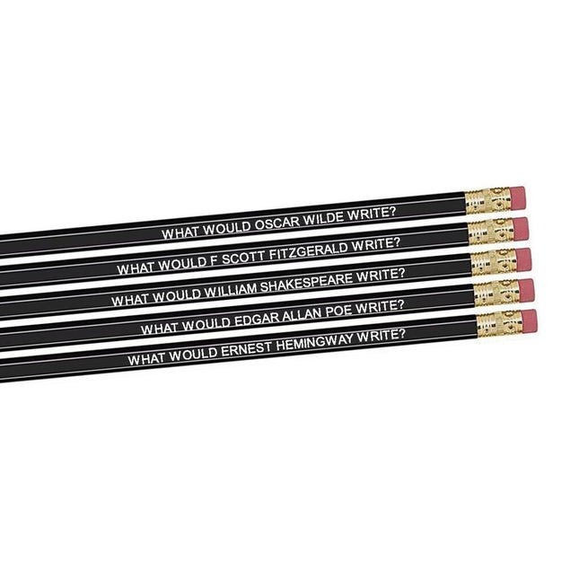 Famous Male Author Pencils