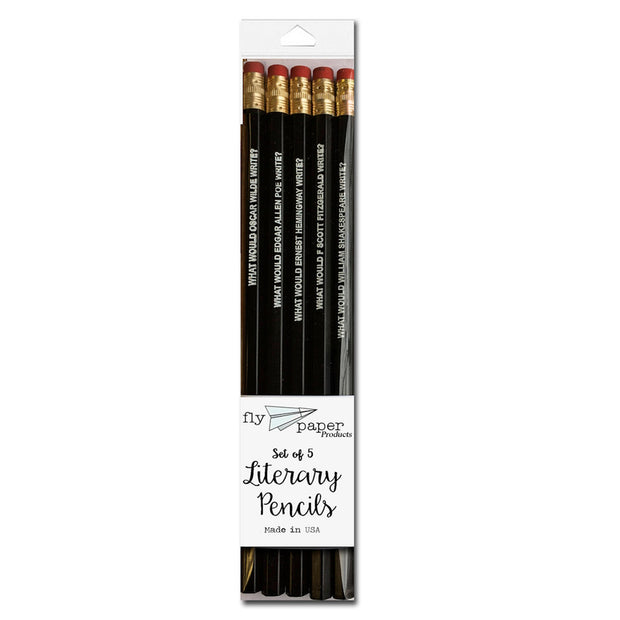 Famous Male Author Pencils