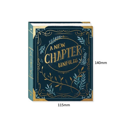 New Chapter 3D Layered Greeting Card