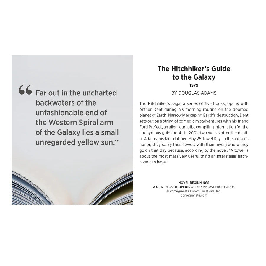 Novel Beginnings: A Quiz Deck of Opening Lines