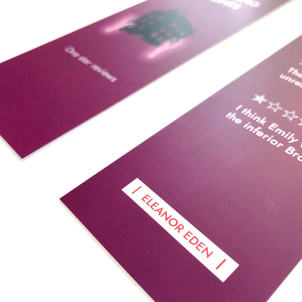 One Star Review Literary Bookmarks - Wuthering Heights