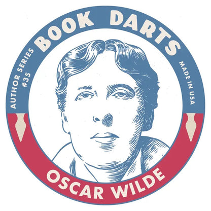 Oscar Wilde Author Series Book Darts Tin - Mixed 50 Darts