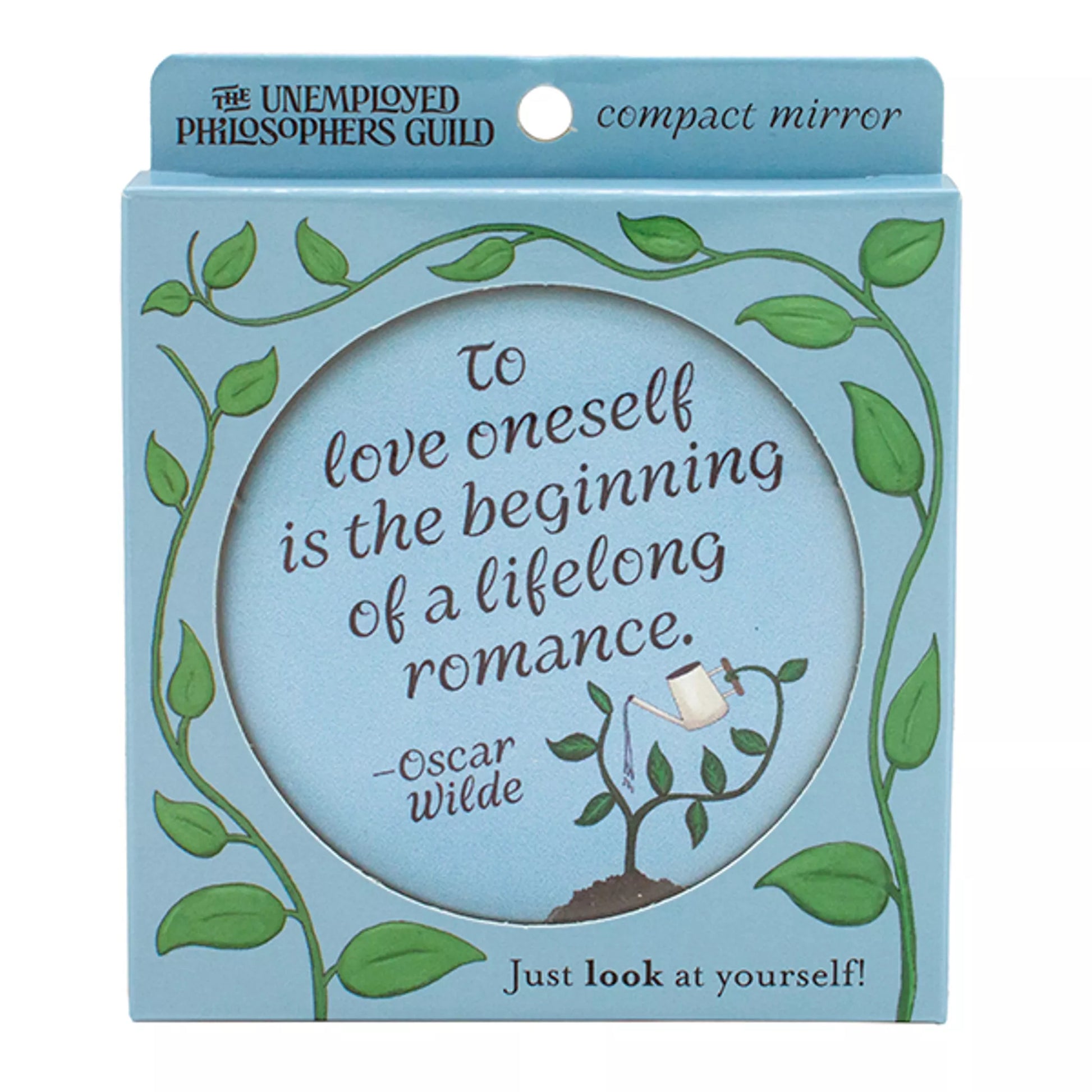 Oscar Wilde To Love Oneself Compact Mirror