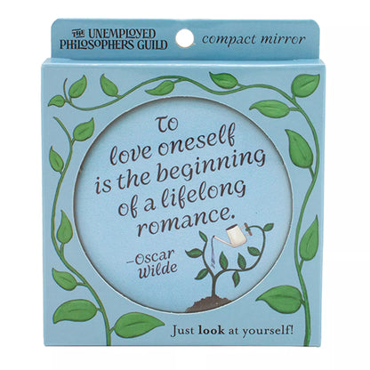 Oscar Wilde To Love Oneself Compact Mirror
