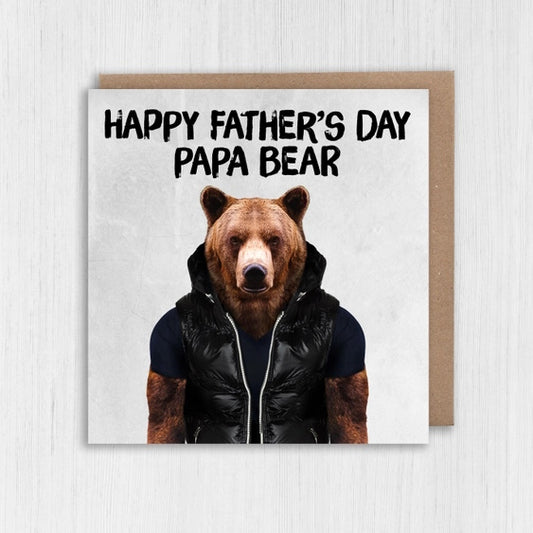 Papa Bear Father's Day Card
