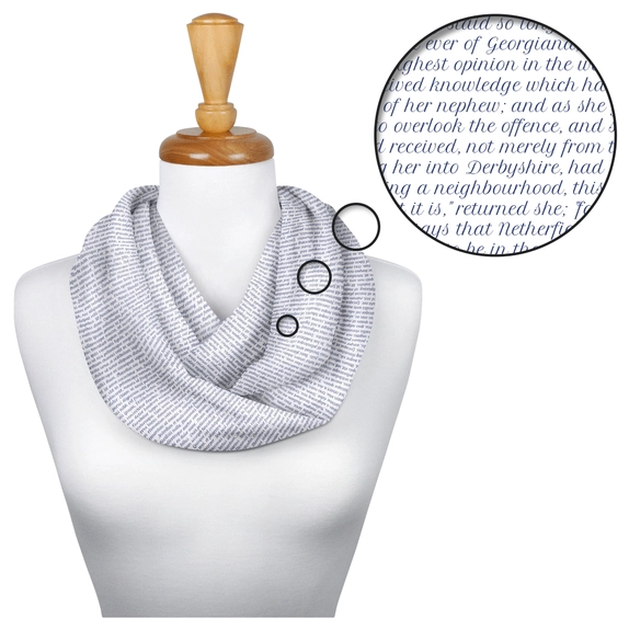 Pride and Prejudice Infinity Scarf