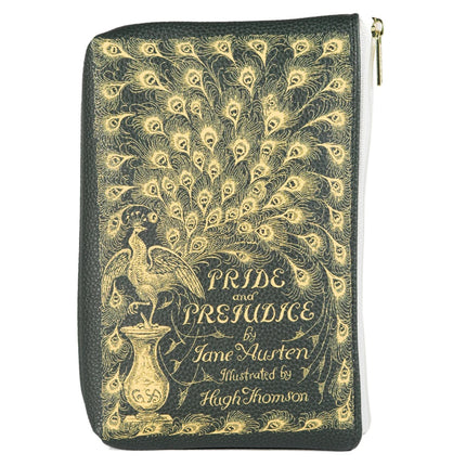 Pride and Prejudice Green Zipped Pouch